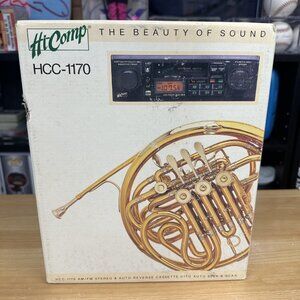 Hicomp HCC-1170 Audiovox Car Radio Cassette Made In Japan With Box